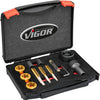 Vigor gewindeschneidsatz v7181 thread cutter set for wheel bolts