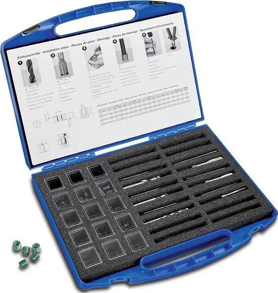 Böllhoff gewindereparatursortiment helicoil plus helicoil-plus rep-sort. 132-tlg. m6-m10