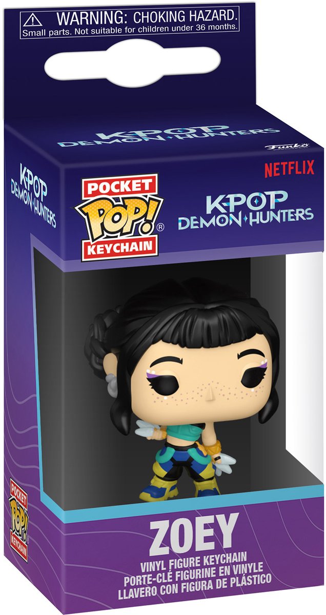 Kpop demon hunters zoey (pocket pop!) unisex funko pocket pop! - neutraal - standard