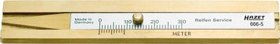 Hazet profiltiefenmesser tire tread depth gauge 30 hard brass