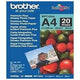 Brother fotopapier innobella bp71ga4 a4 260 g m² glanzend wit