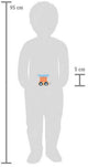 Small foot - houten lettertrein polar - wagon zalmroze blauw