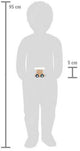 Small foot - houten lettertrein polar - wagon wit - 12 stuks