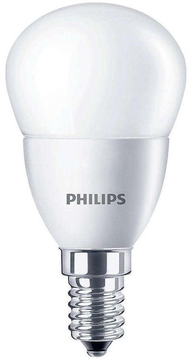 Philips led philips - corepro led lustre e14 kogel mat 5w 470lm - 827 zeer warm wit | vervangt 40w