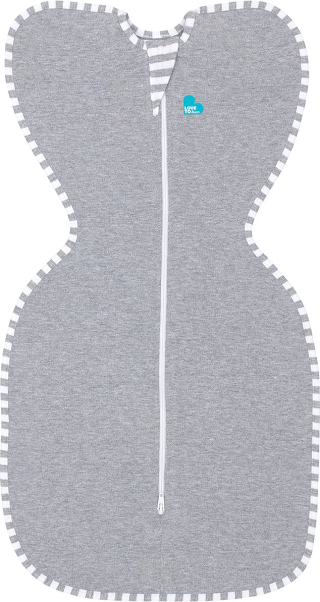 Love to dream ™ babyslaapzak swaddle up™ - inbakeren - baby 3-6 maanden - 6-8.5 kg - all season - 1.0 tog - grijs