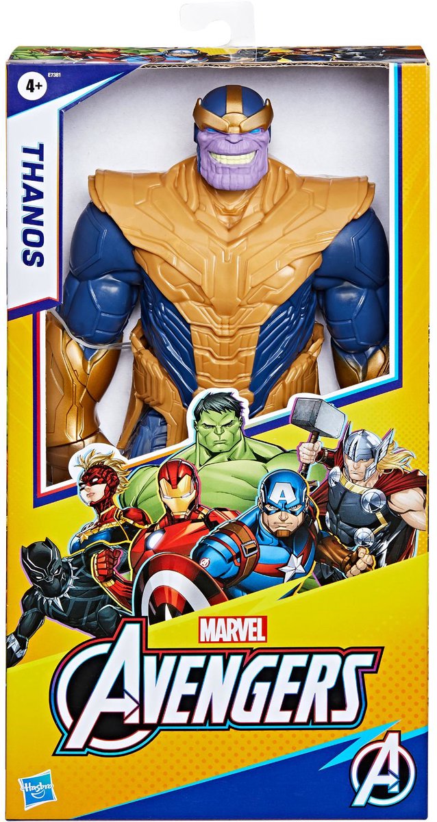 Hasbro marvel avengers titan hero - speelfiguur (30cm) - thanos