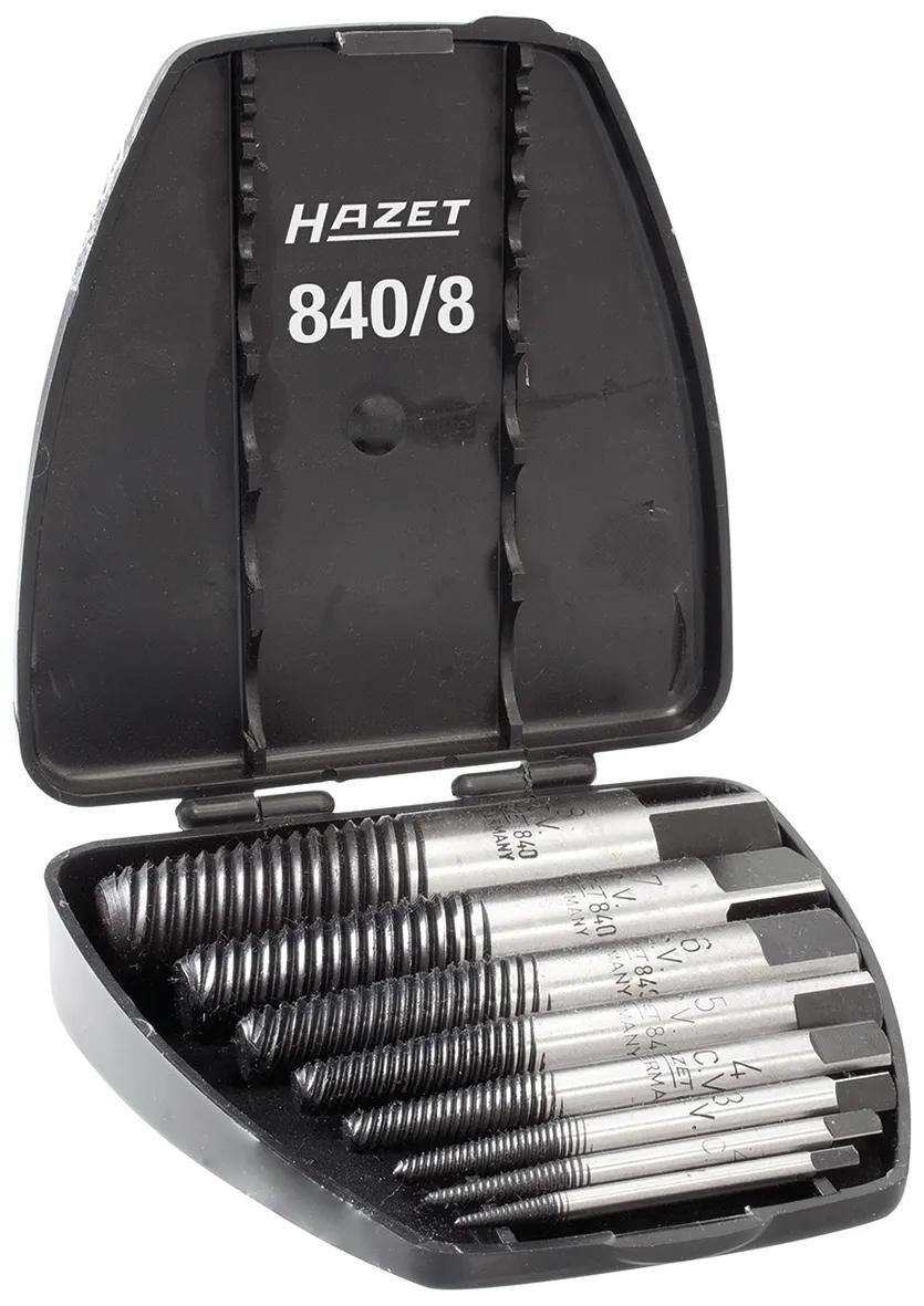 Hazet schraubenausdreher screwdriver set 8 pcs. 840 8