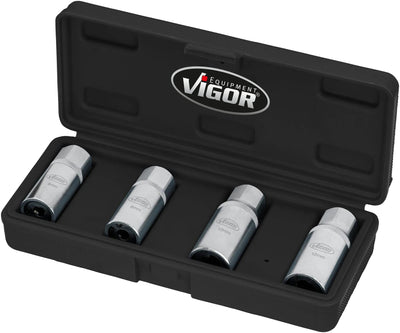Vigor stehbolzendreher v6412 4 stud bolt extractor sets hazet
