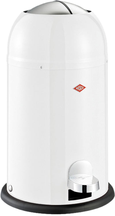 Wesco kickmaster junior prullenbak | pedaalemmer | 12 liter | metaal - mat zand | afvalemmer