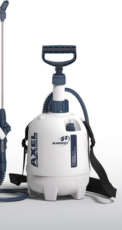Marolex axel alka line 7000 foamsproeier - 7 liter - alkalisch bestendig - 3 schuimstanden - inclusief lans en schouderriem - drukspuit voor detailing en industrie