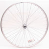 Achterwiel 28 x 1 4 zac19 freewheel vast - zilver