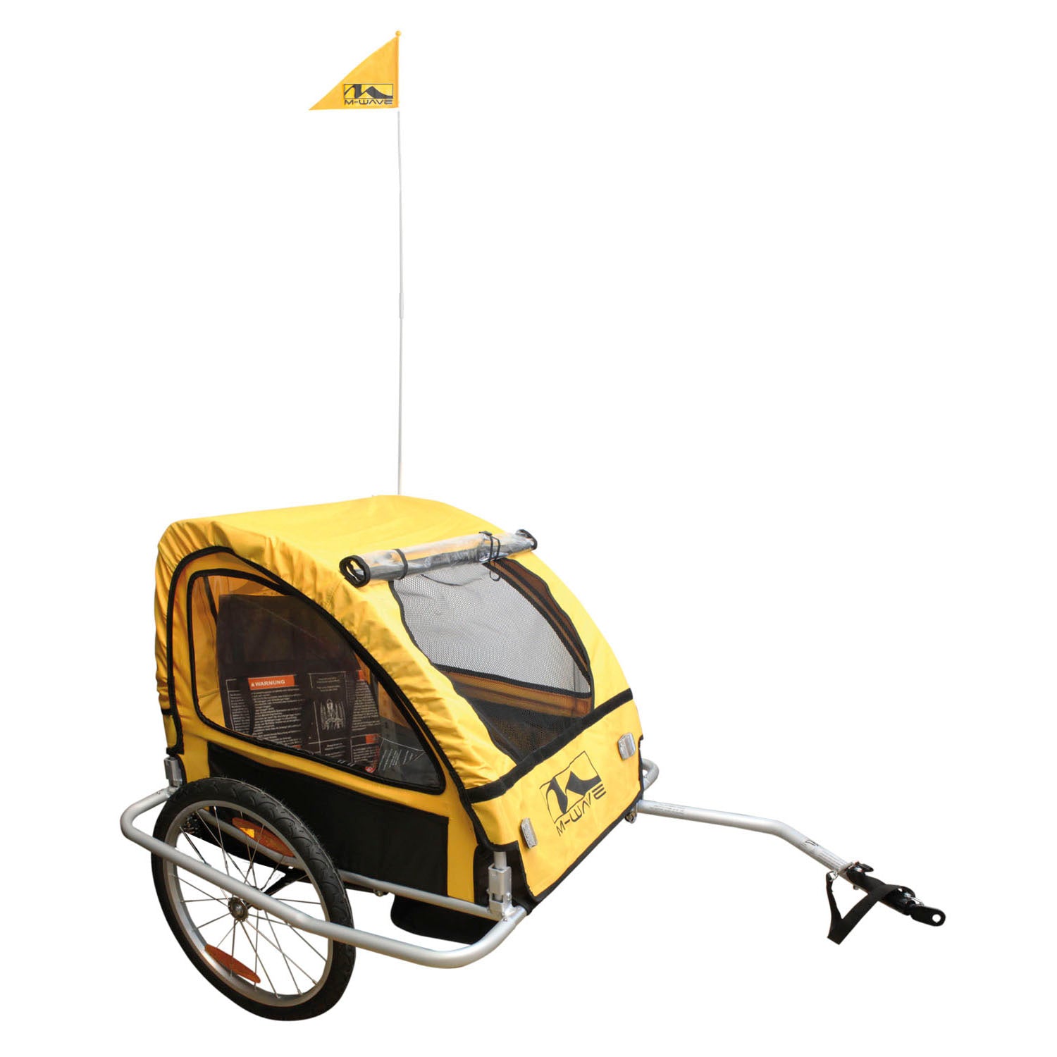 M-wave stalwart kid easy light children luggage bicycle trailer