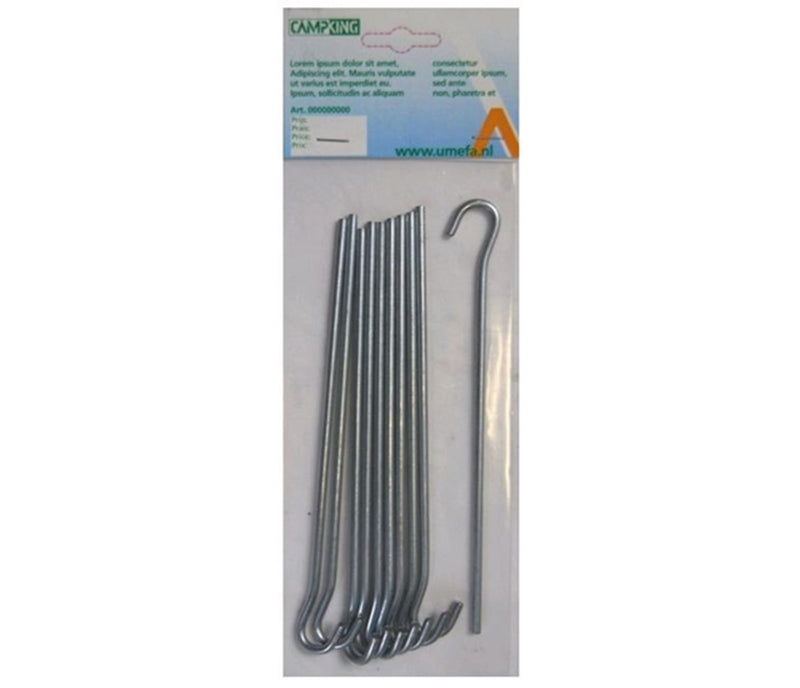 Campking umefa grondpen open oog 24 cm 10st