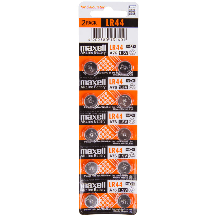 Maxell lr44 ag13 a76 l1154f battery