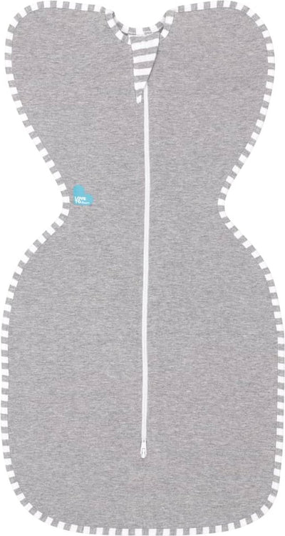 Love to dream ™ babyslaapzak swaddle up™ - inbakeren - baby 0-3 maanden - 3.5-6 kg - all season - grijs