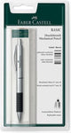 Faber-castell -vulpotlood - basic - metal mat chroom - op blister - fc-138478