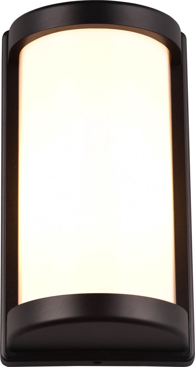 Rl live your light reality puelo - wandlamp - zwart mat - excl. 1x e27 4w - buitenverlichting - ip44