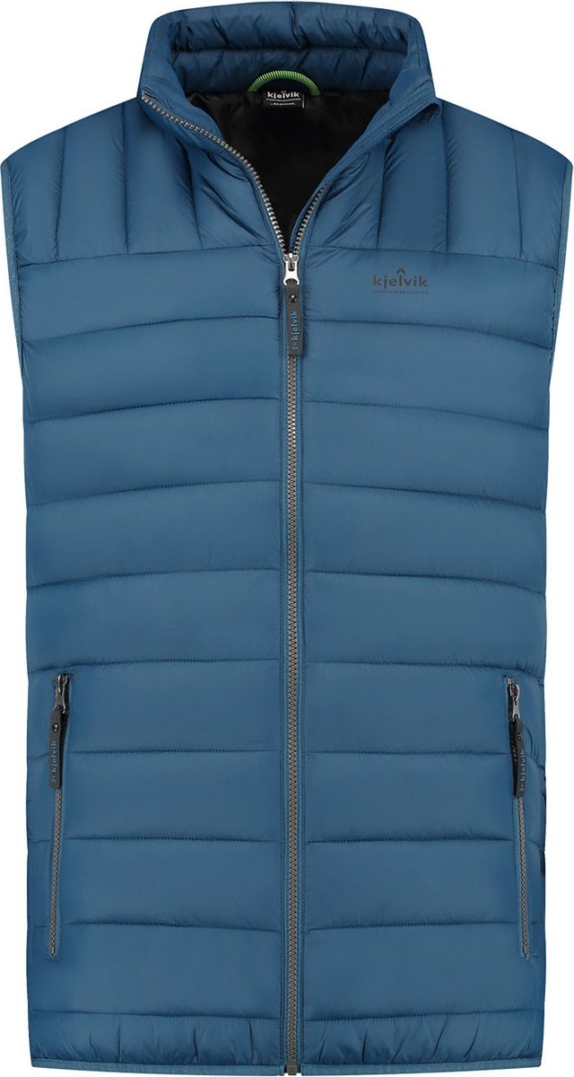 Kjelvik dean heren outdoorbodywarmer - blue