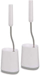 Joseph joseph toiletborstel set met 2 stuks, wit zilver - | flex lite