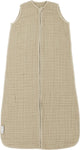 Meyco baby uni baby zomerslaapzak - pre-washed hydrofiel - sand - 110cm - 0.5 tog