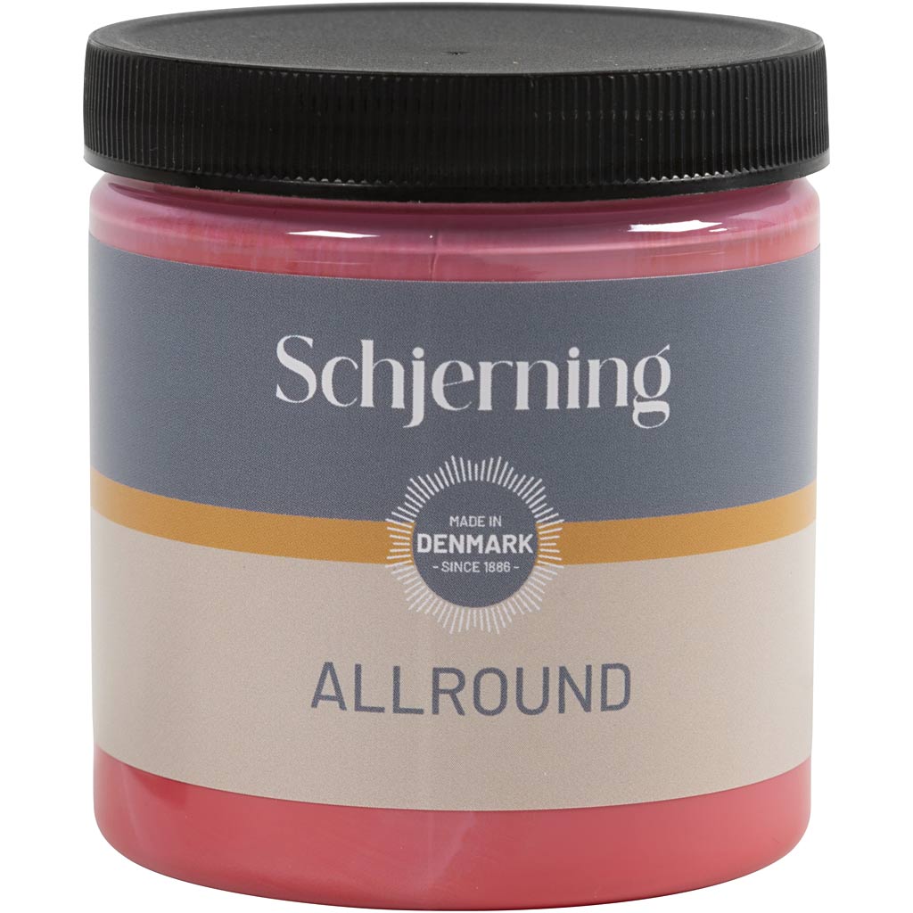 Creativ company outdoor verf, primair rood, 250 ml 1 fles