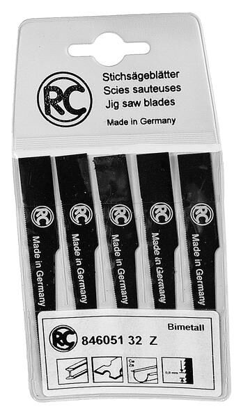 Rc rodcraft sägeblatt roof saw blade 6051 for s saw 6050 pckg. 5 pcs.