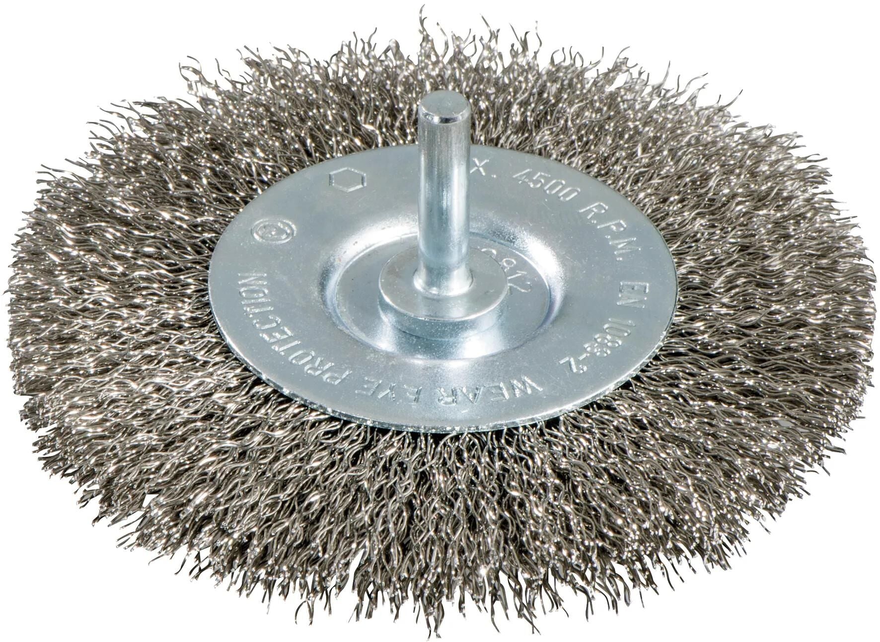 Metabo ronde staaldraadborstel round brush with 6mm shaf d=75mm steel