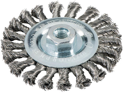 Metabo accessoires metabo stahldrahtrundbürste round brush with hole metabo m14, d=115mm