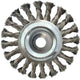 Ks tools ronde staaldraadborstel round brush w.bore 22,2 ks-tools 125x14mm steel