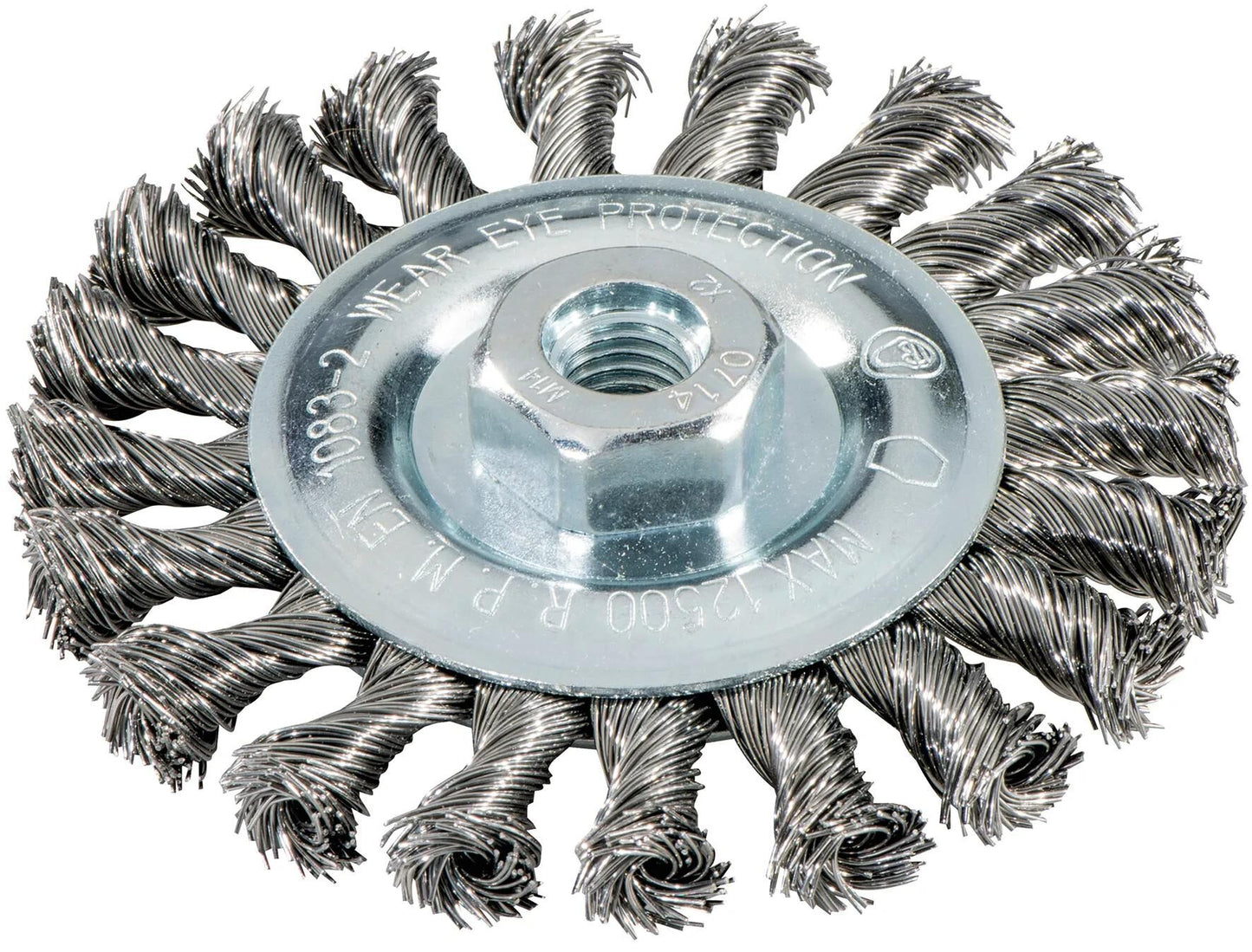 Metabo accessoires metabo ronde staaldraadborstel round brush with hole metabo m14, d=115mm