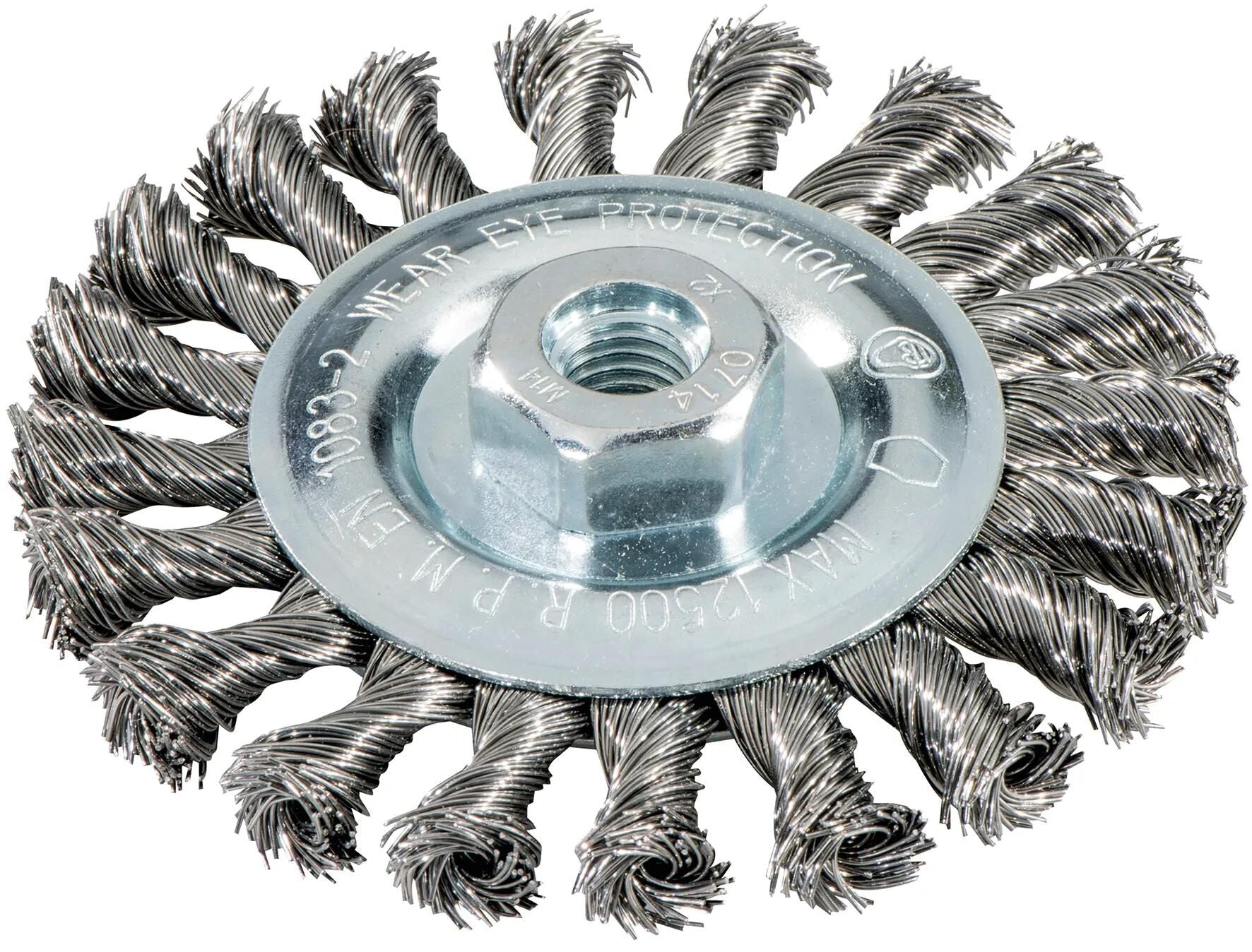 Metabo accessoires metabo ronde staaldraadborstel round brush with hole metabo m14, d=115mm