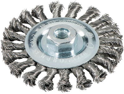 Metabo accessoires metabo ronde staaldraadborstel round brush with hole metabo m14, d=115mm