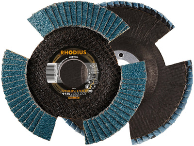 Rhodius lamellenscheibe vision pro serrated washers vision p 60 115x22,23