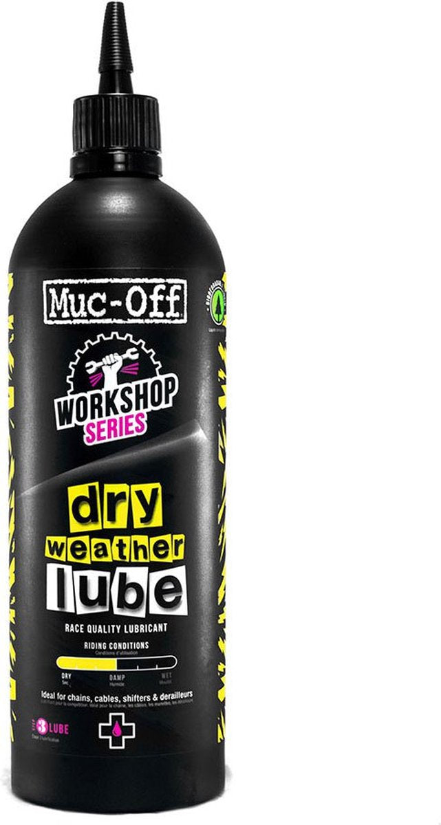 Muc-off dry lube chain lubricant 1l spray bottle
