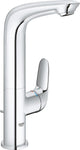 Grohe eurostyle news wastafelkraan l size met zijbediening met waste met gesloten greep chroom
