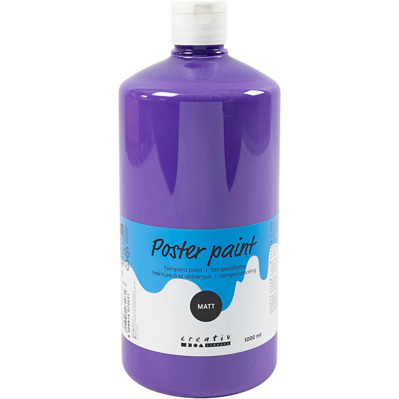 Https: www.cchobby.nl tempera-verf-mat-violet-1000-ml-1-fles