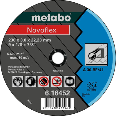 Metabo accessoires metabo doorslijpschijf novoflex cutting discs 180x3.0x22. metabo