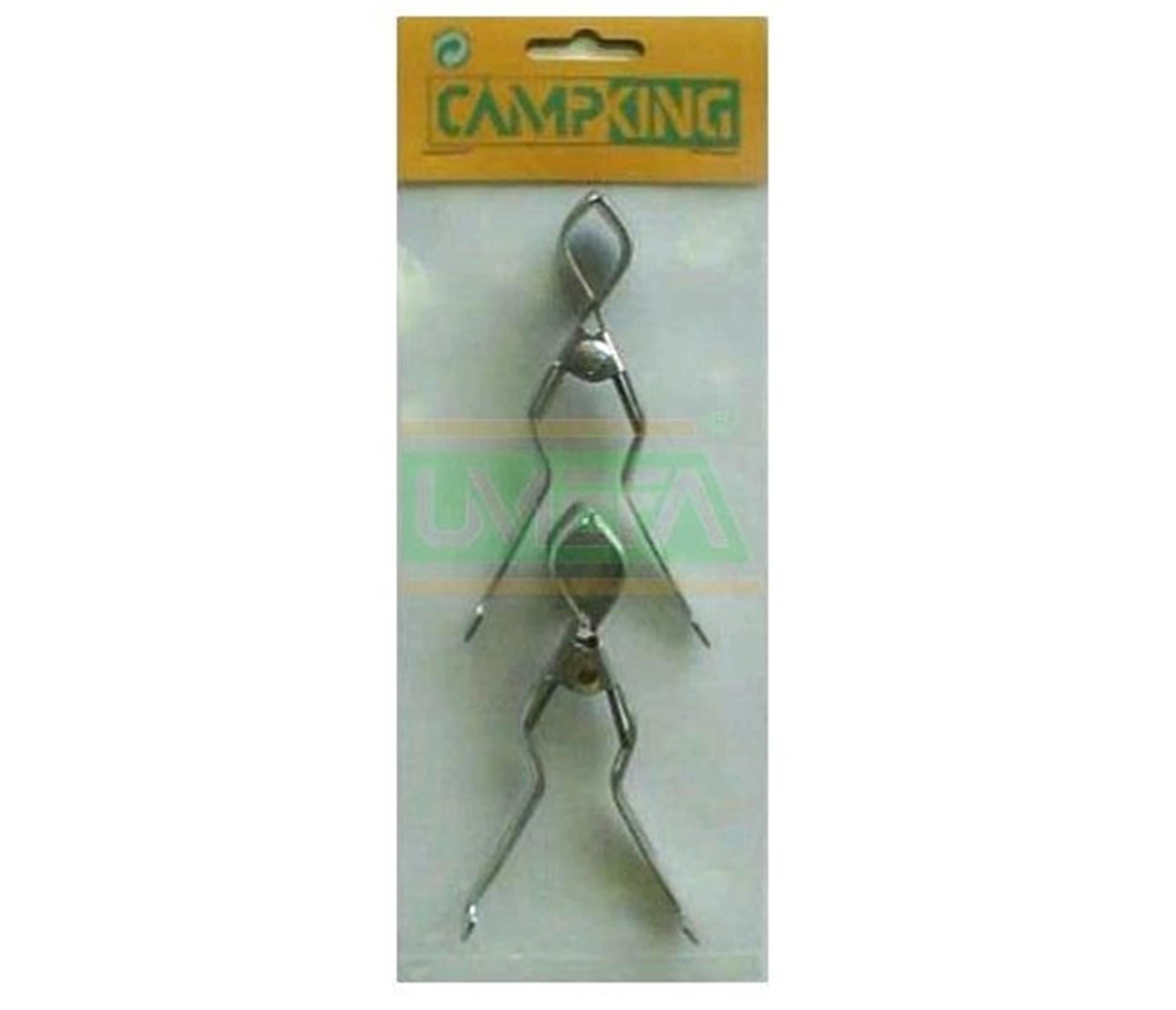 Campking klemkleerhaak zak a 2 stuks