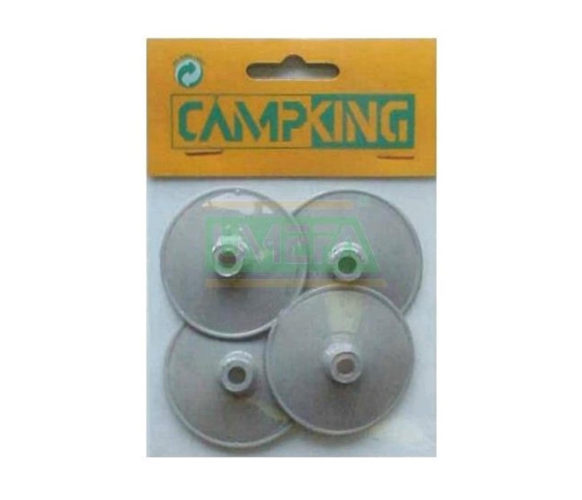 Campking 4x regenkapjes 50mm