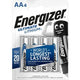 Energizer ultimate lithium lr6 aa blister 4 stuks
