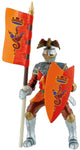 Bullyland 80782 – speelfiguur toernooi ridder rood – ca. 12,5cm – levensecht en detailrijk vormgegeven – ideaal als fantasiefiguur, decoratie of klein cadeautje voor kinderen vanaf 3 jaar