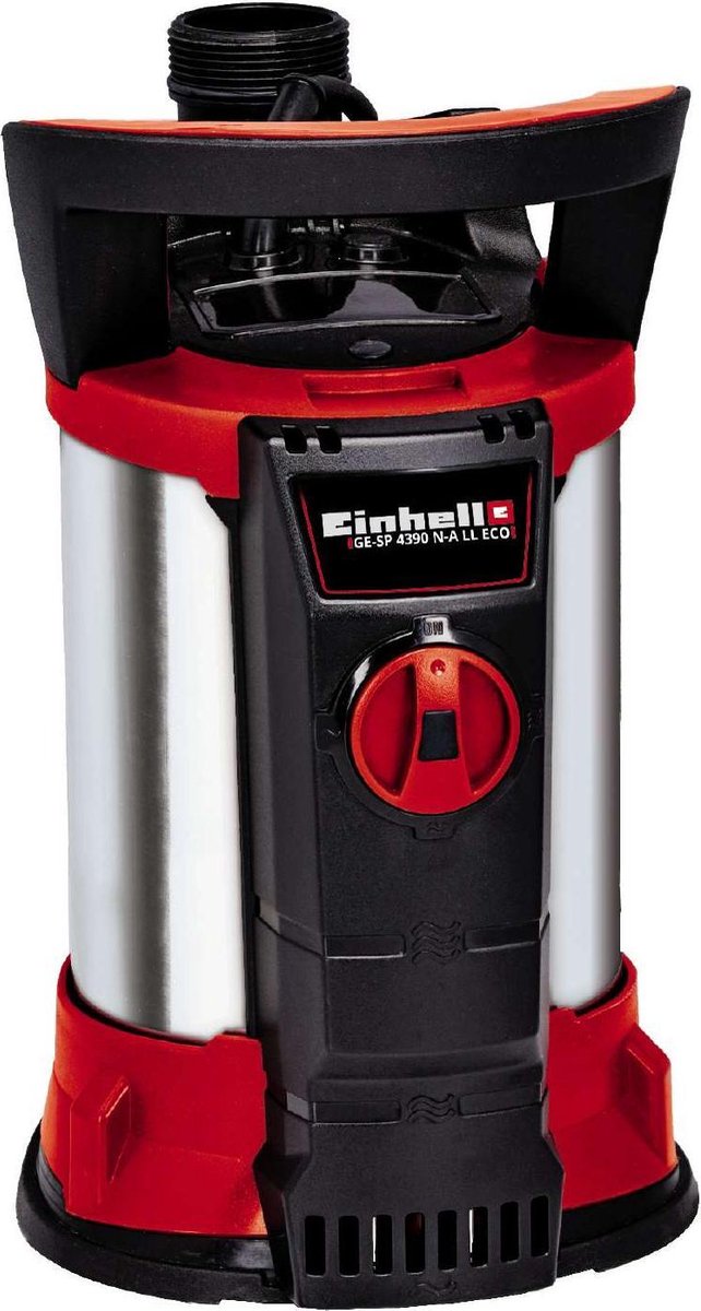 Einhell elektrische dompelpomp ge-sp 4390 n-a ll - 430 w - 9.000 l u - max. opvoerhoogte: 8 m - max. dompeldiepte: 7 m - afzuigend tot: 1 mm - aqua-sensor technologie