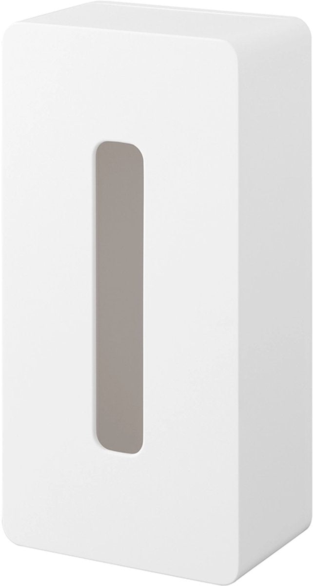 Yamazaki zelfklevende tissuebox - tower - wit