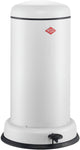 Wesco baseboy prullenbak met soft close | 20 liter | metaal - mat wit | pedaalemmer