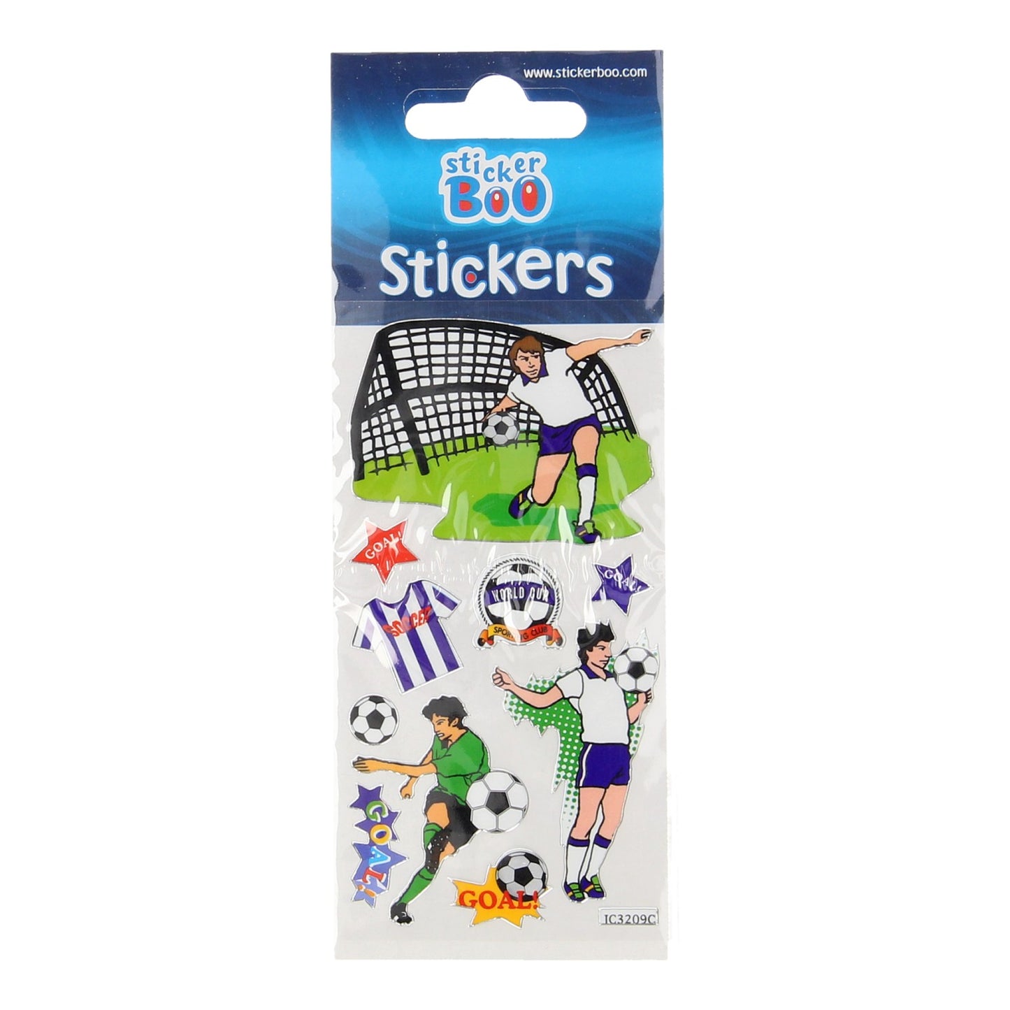 Stickervel voetbal