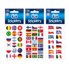 Stickervel vlaggen