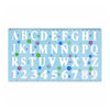 Plastic tekensjabloon cijfers letters