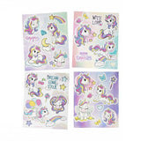 Raamstickers eenhoorn, 16x21cm - afbeelding 1