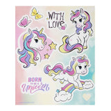 Raamstickers eenhoorn, 16x21cm - afbeelding 3