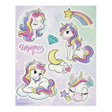 Raamstickers eenhoorn, 16x21cm - afbeelding 4